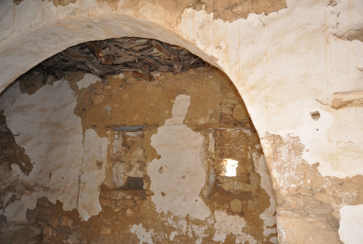Inside the main ruin