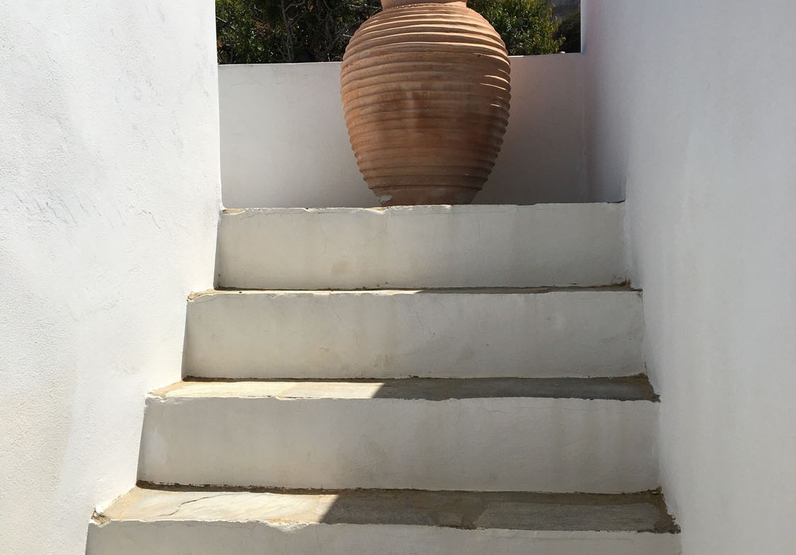 Steps leading to terrace