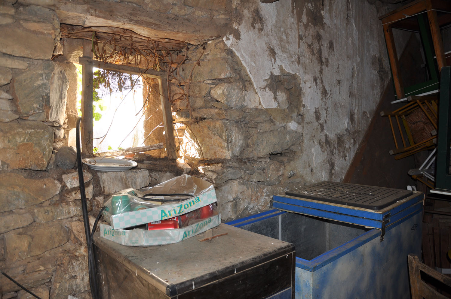 Inside the house