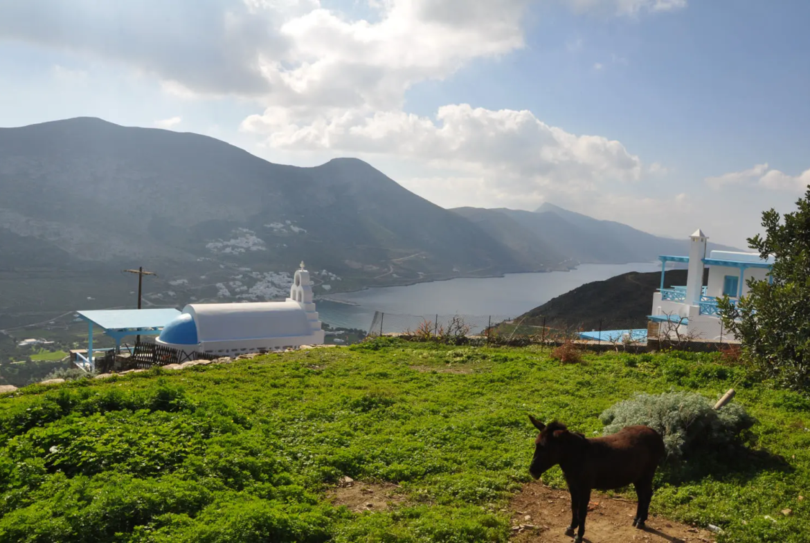 View towards Aegiali Bay