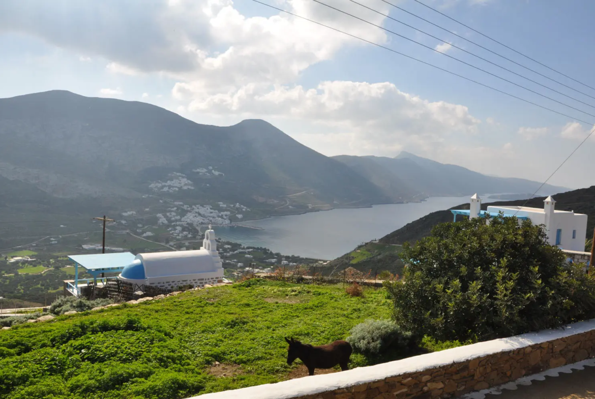 View towards Aegiali Bay