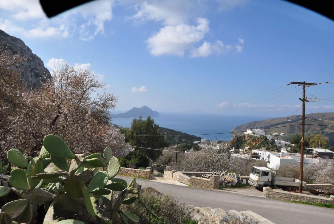 View towards the sea